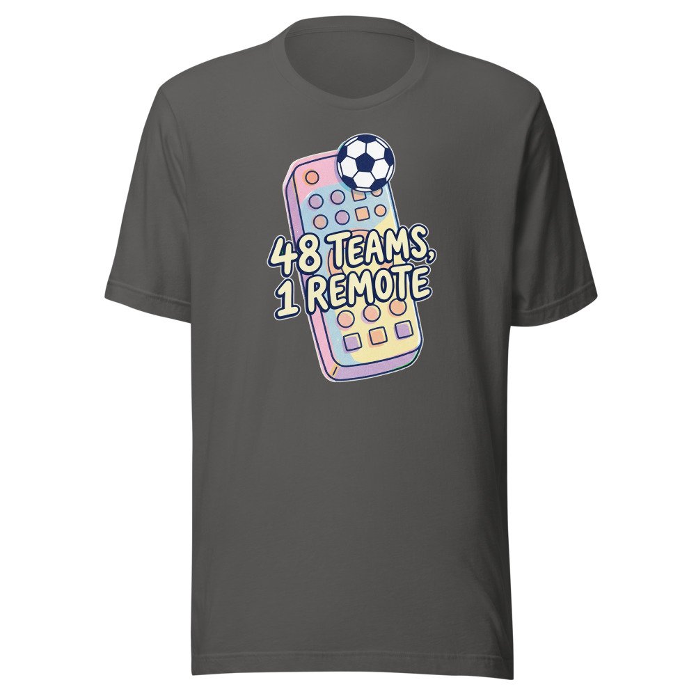 48 Teams, 1 Remote Classic Tee in Asphalt