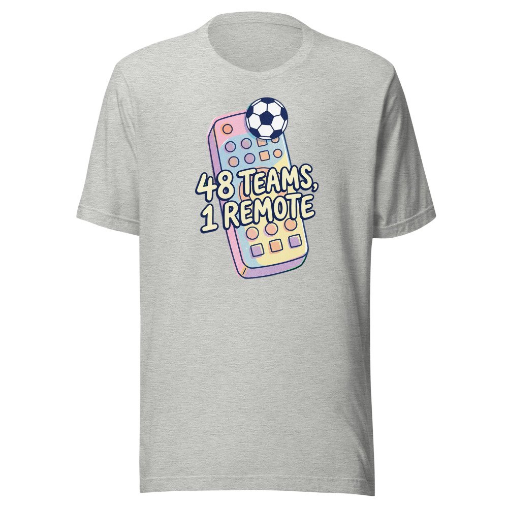 48 Teams, 1 Remote Classic Tee in Athletic Heather