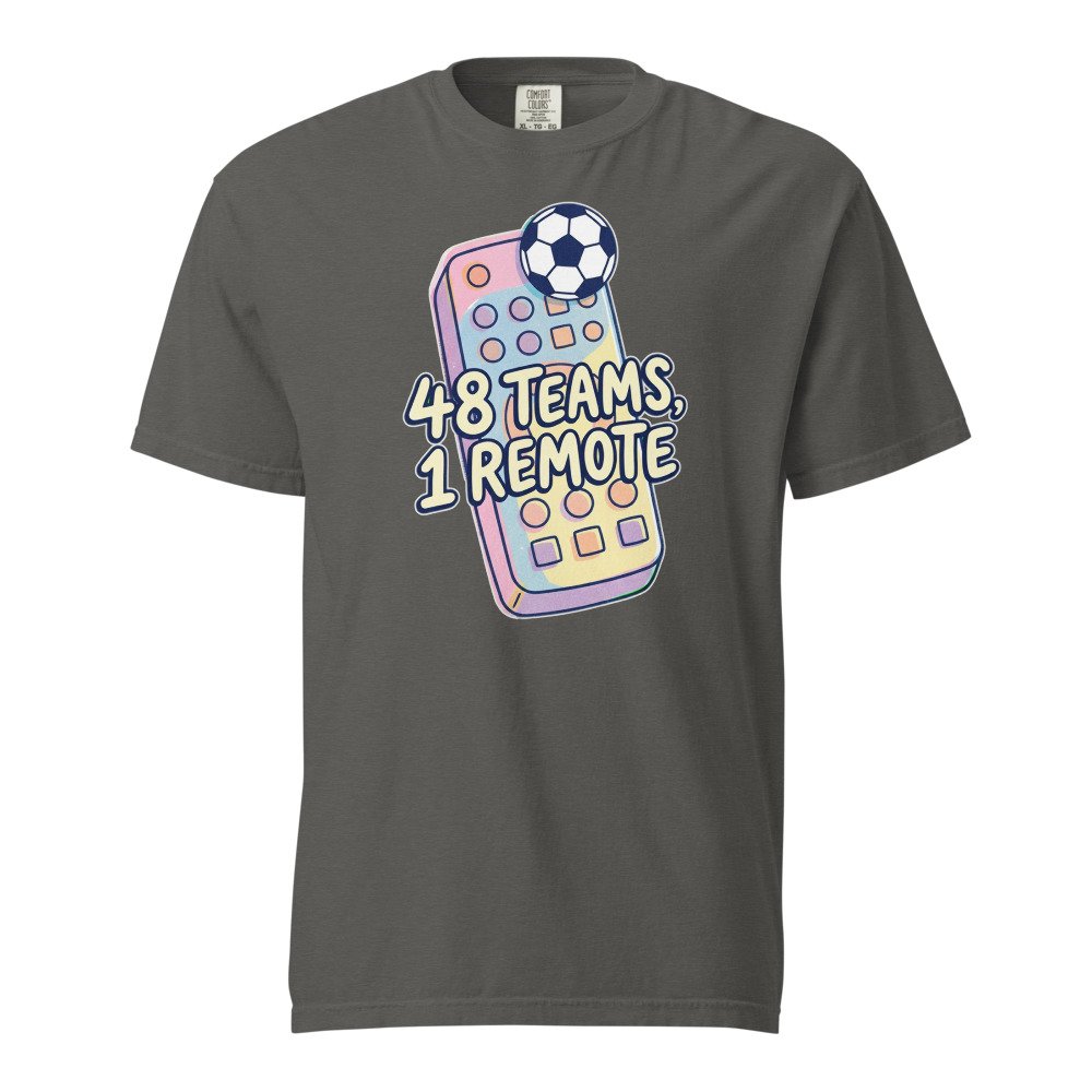 48 Teams, 1 Remote Heavyweight Tee in Pepper