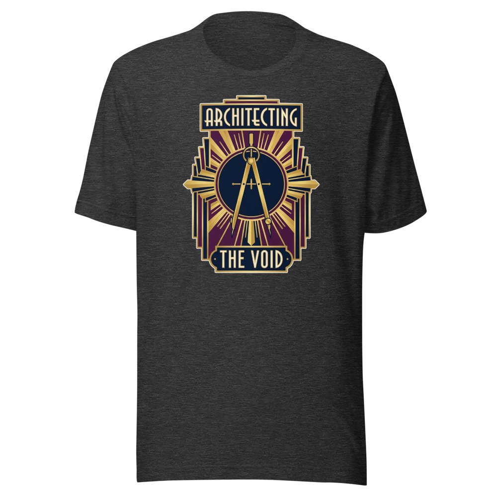 Architecting the Void Classic Tee in Dark Grey Heather