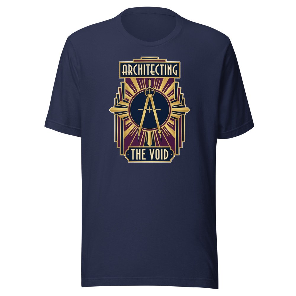 Architecting the Void Classic Tee in Navy