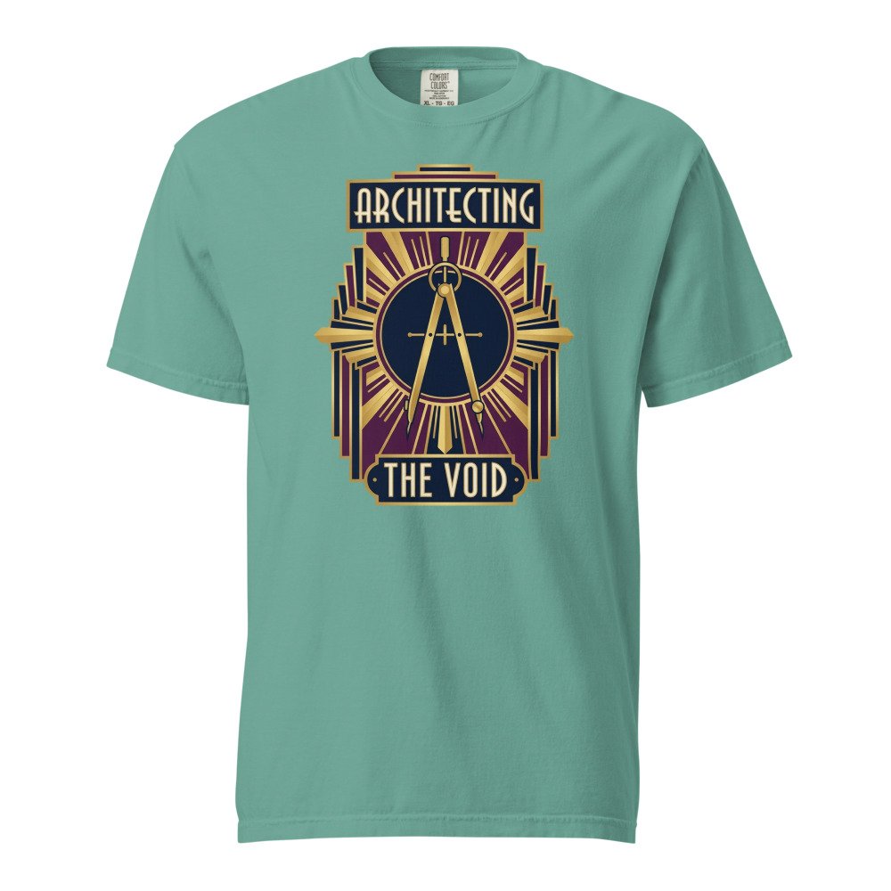 Architecting the Void Heavyweight Tee in Seafoam