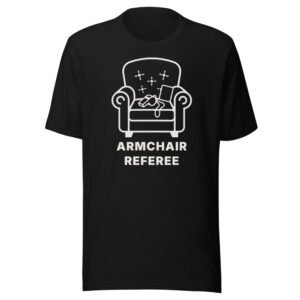 Armchair Referee Classic Tee in Black