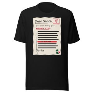 Dear Santa, I can explain. Classic Tee in Black