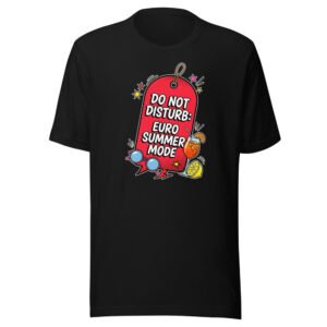 Do Not Disturb: Euro Summer Mode Classic Tee in Black