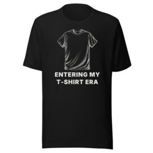 Entering my T-shirt Era Classic Tee in Black