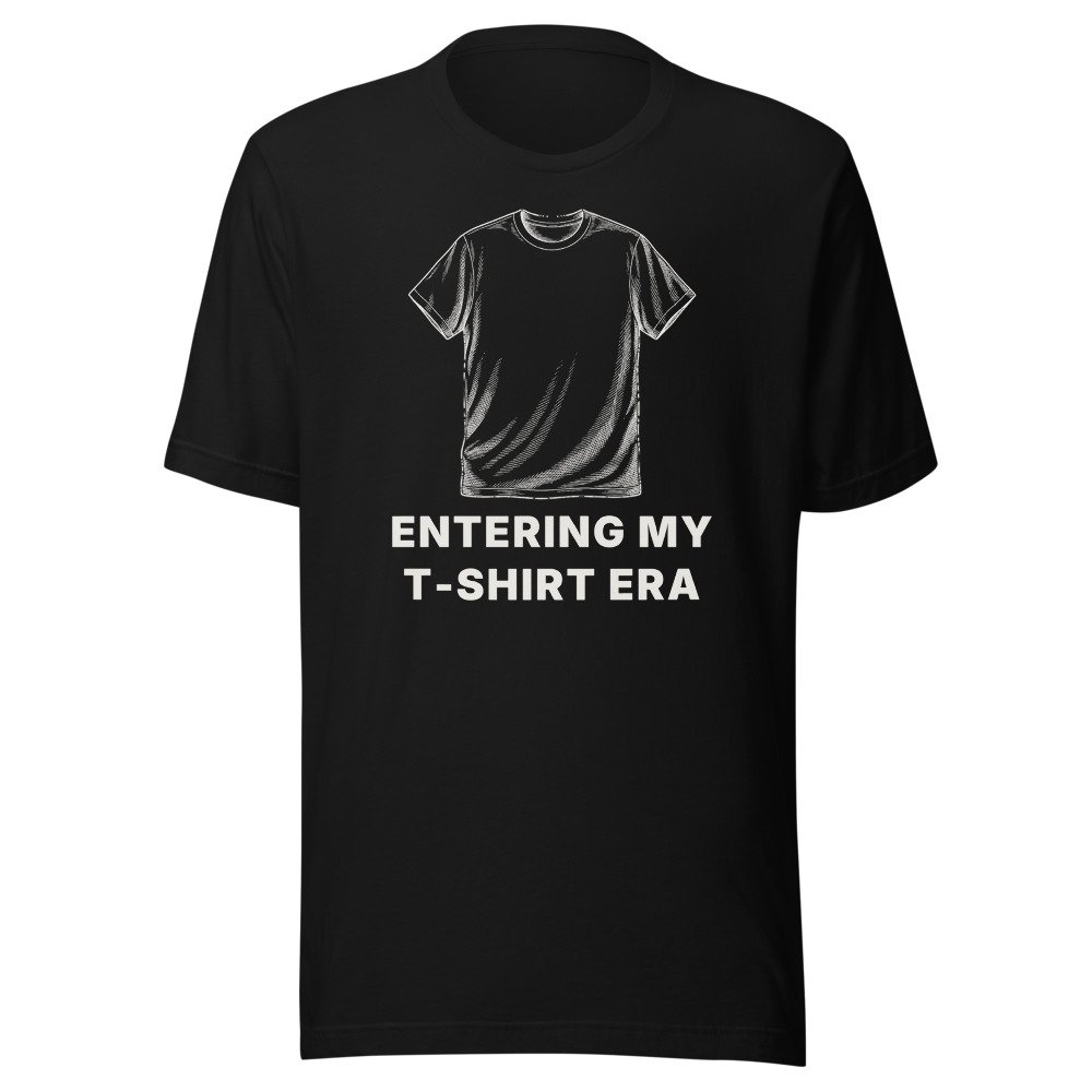 Entering my T-shirt Era Classic Tee in Black