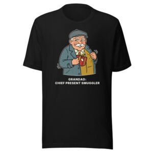 Grandad: chief present smuggler. Classic Tee in Black