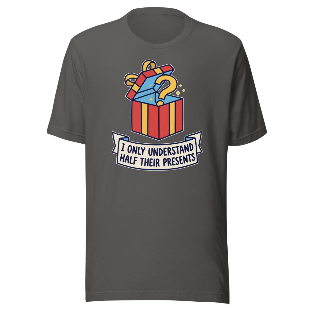 I only understand half their presents. Classic Tee in Asphalt