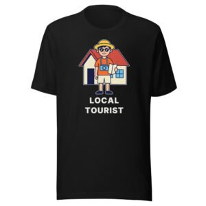 Local Tourist Classic Tee in Black