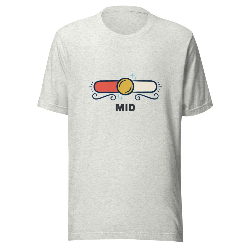 Mid Classic Tee in Ash