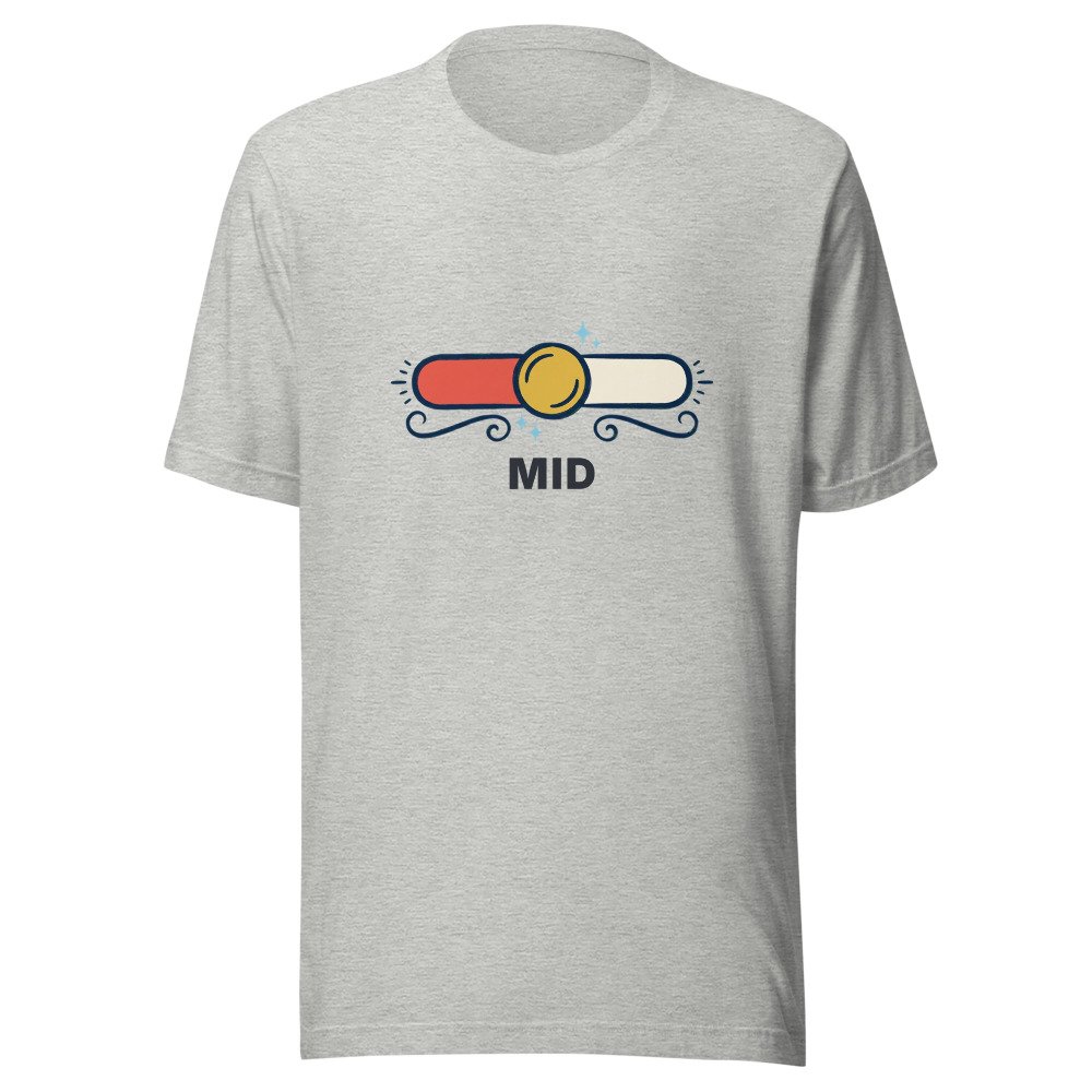Mid Classic Tee in Athletic Heather