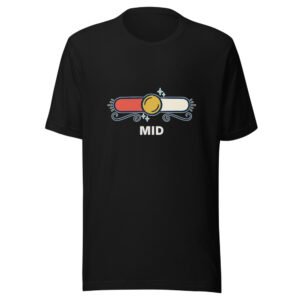 Mid Classic Tee in Black