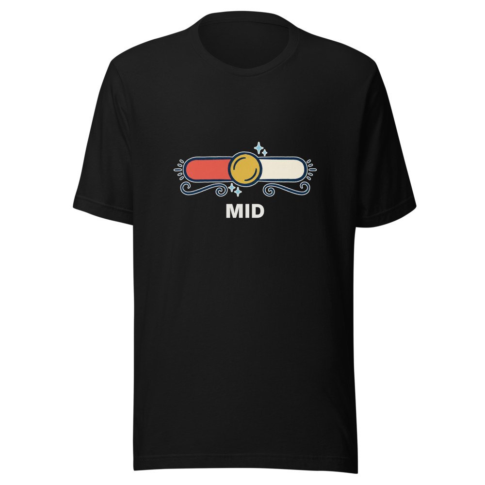 Mid Classic Tee in Black