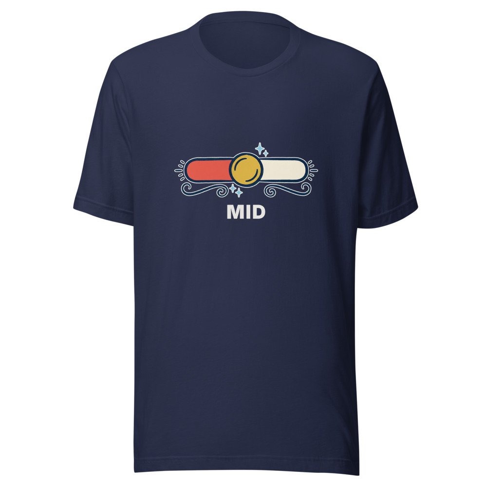 Mid Classic Tee in Navy