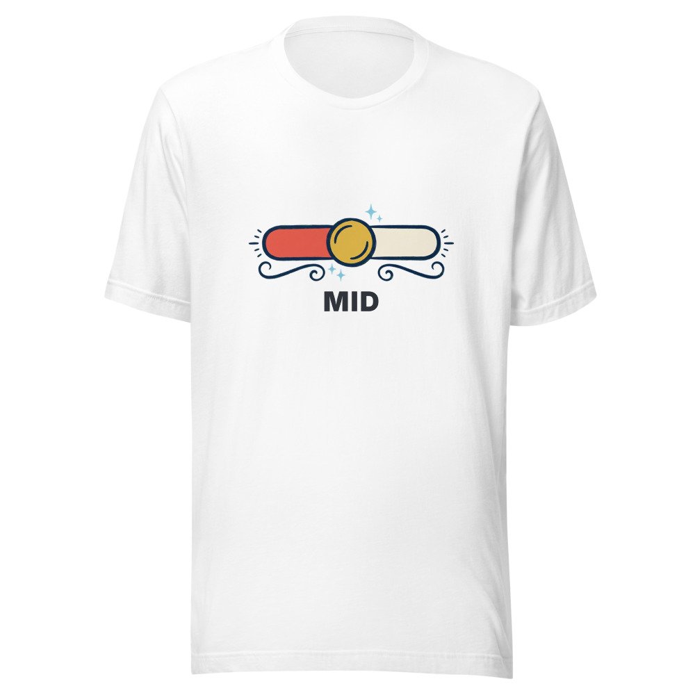 Mid Classic Tee in White