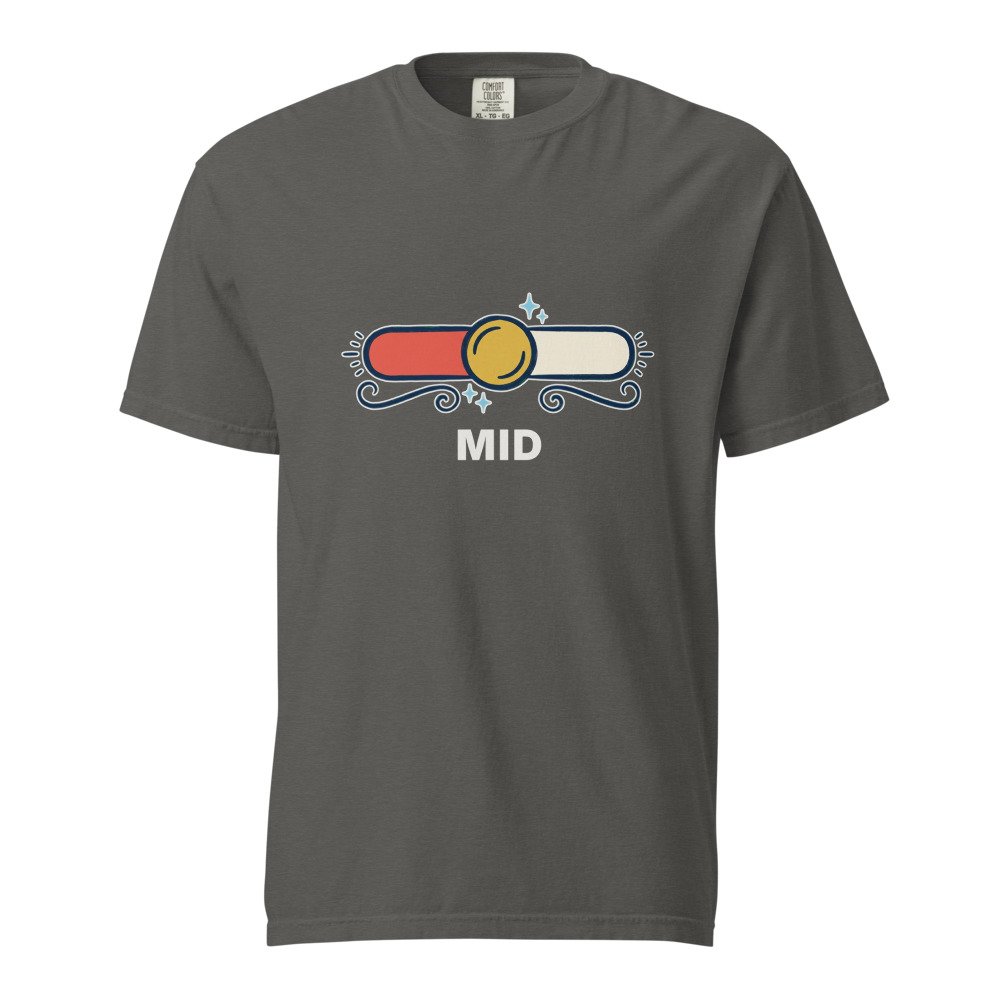 Mid Heavyweight Tee in Pepper