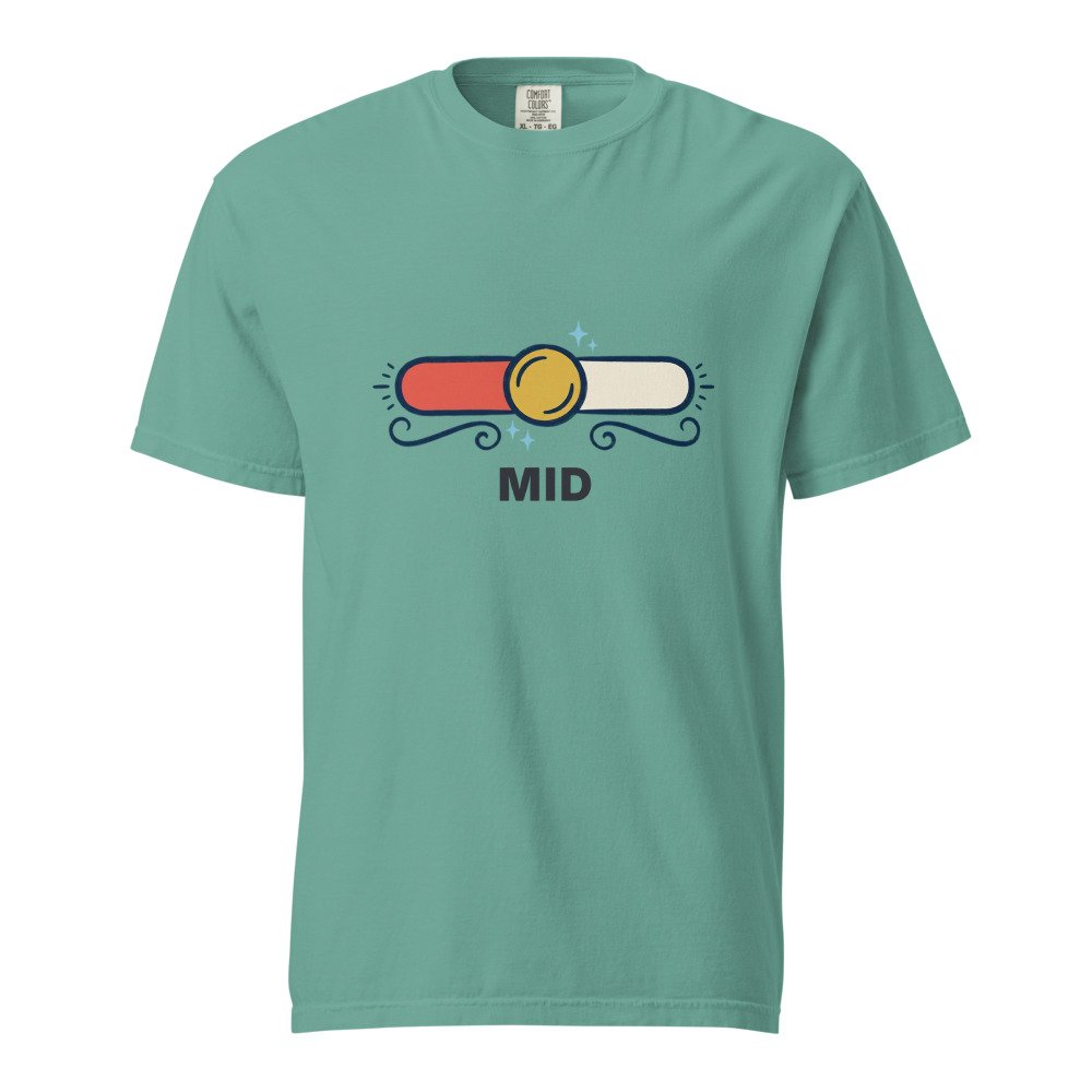 Mid Heavyweight Tee in Seafoam