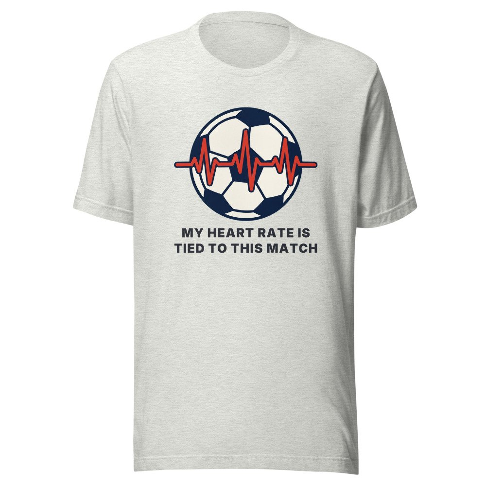 My Heart Rate Is Tied To This Match Classic Tee in Ash