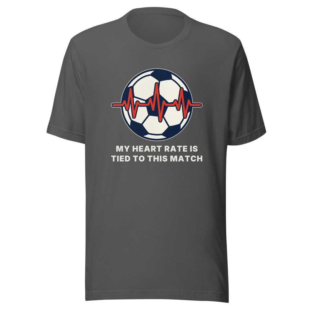 My Heart Rate Is Tied To This Match Classic Tee in Asphalt