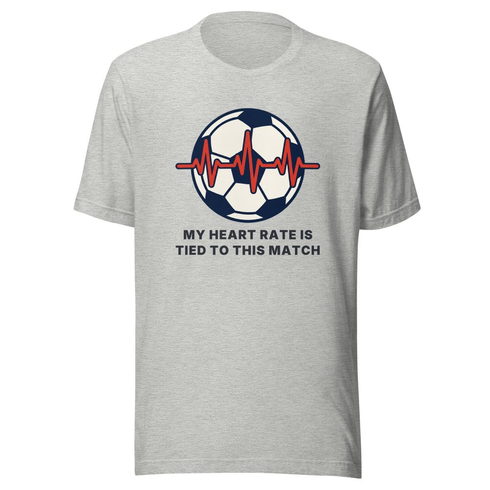 My Heart Rate Is Tied To This Match Classic Tee in Athletic Heather