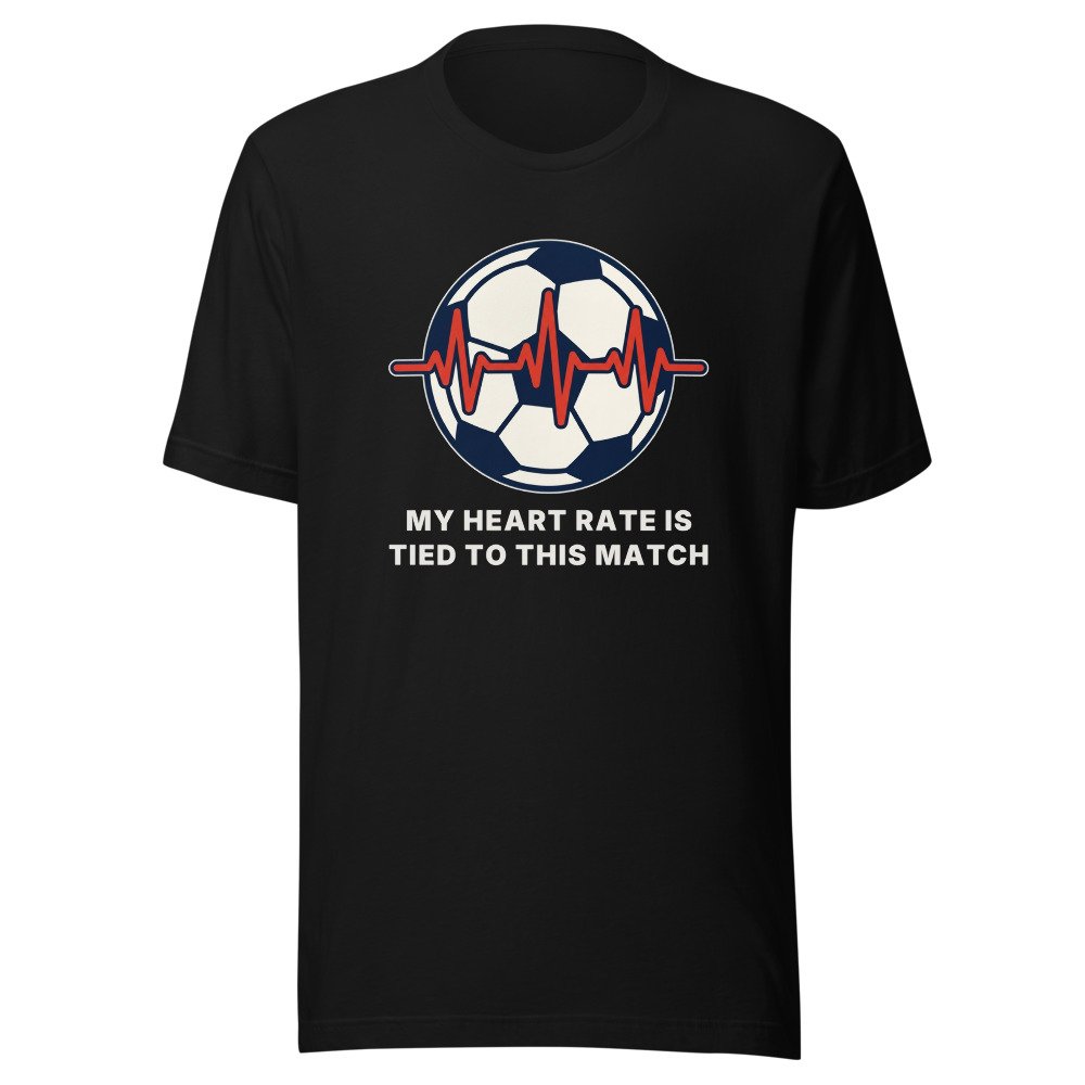 My Heart Rate Is Tied To This Match Classic Tee in Black