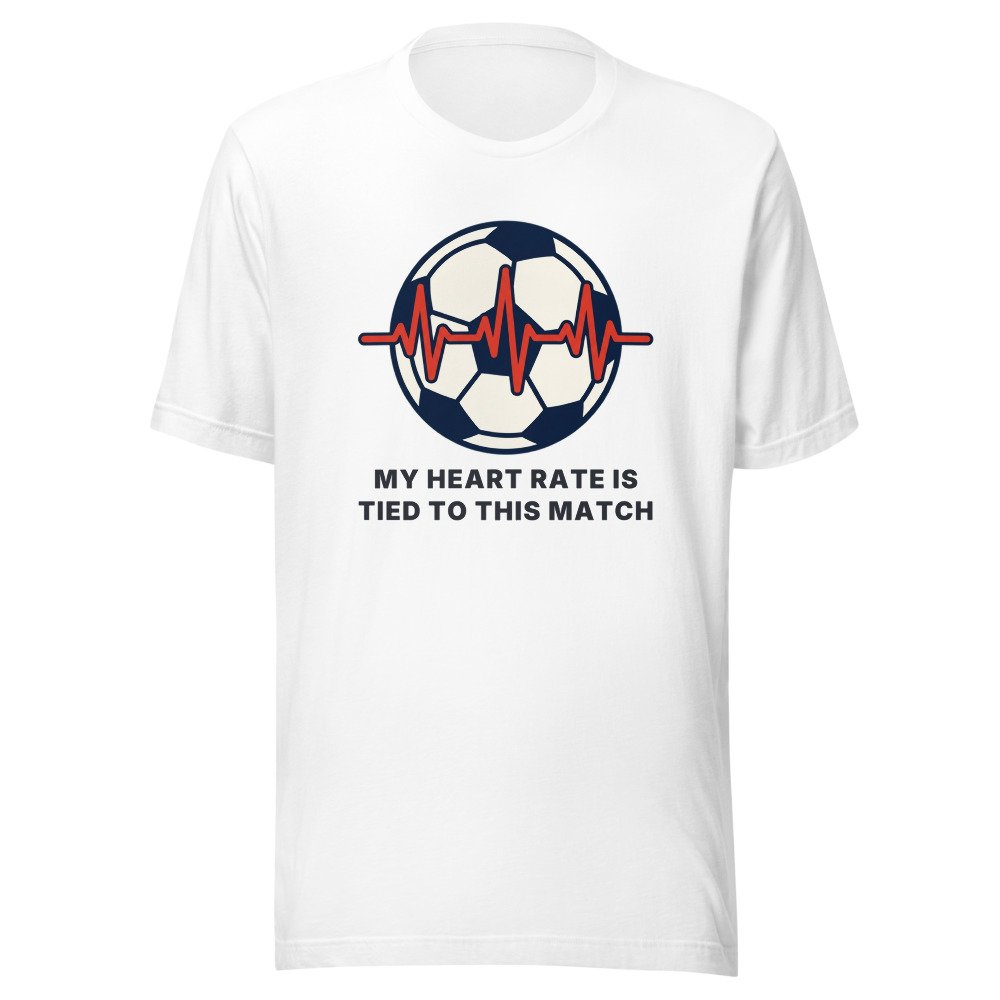 My Heart Rate Is Tied To This Match Classic Tee in White