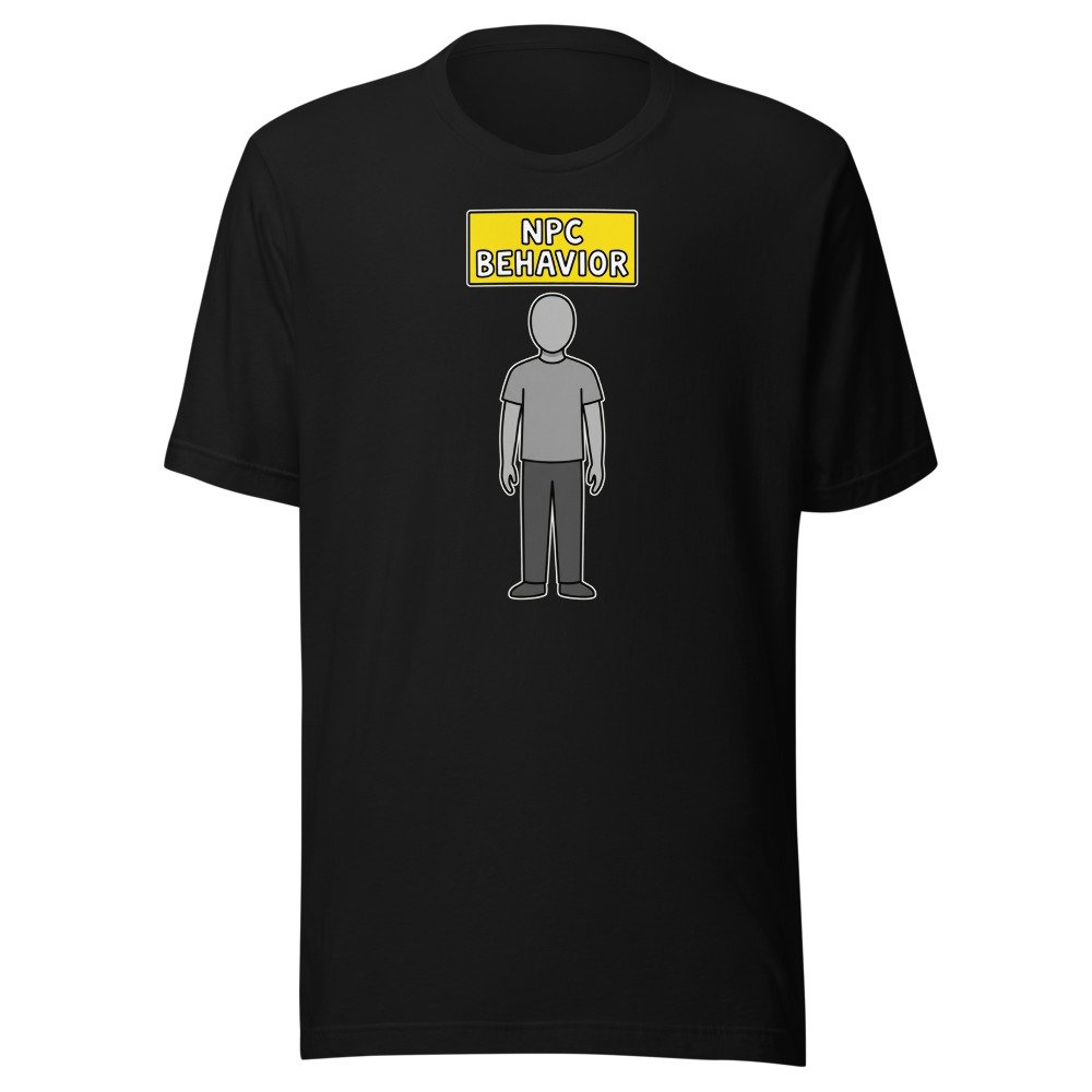 NPC Behavior Classic Tee in Black