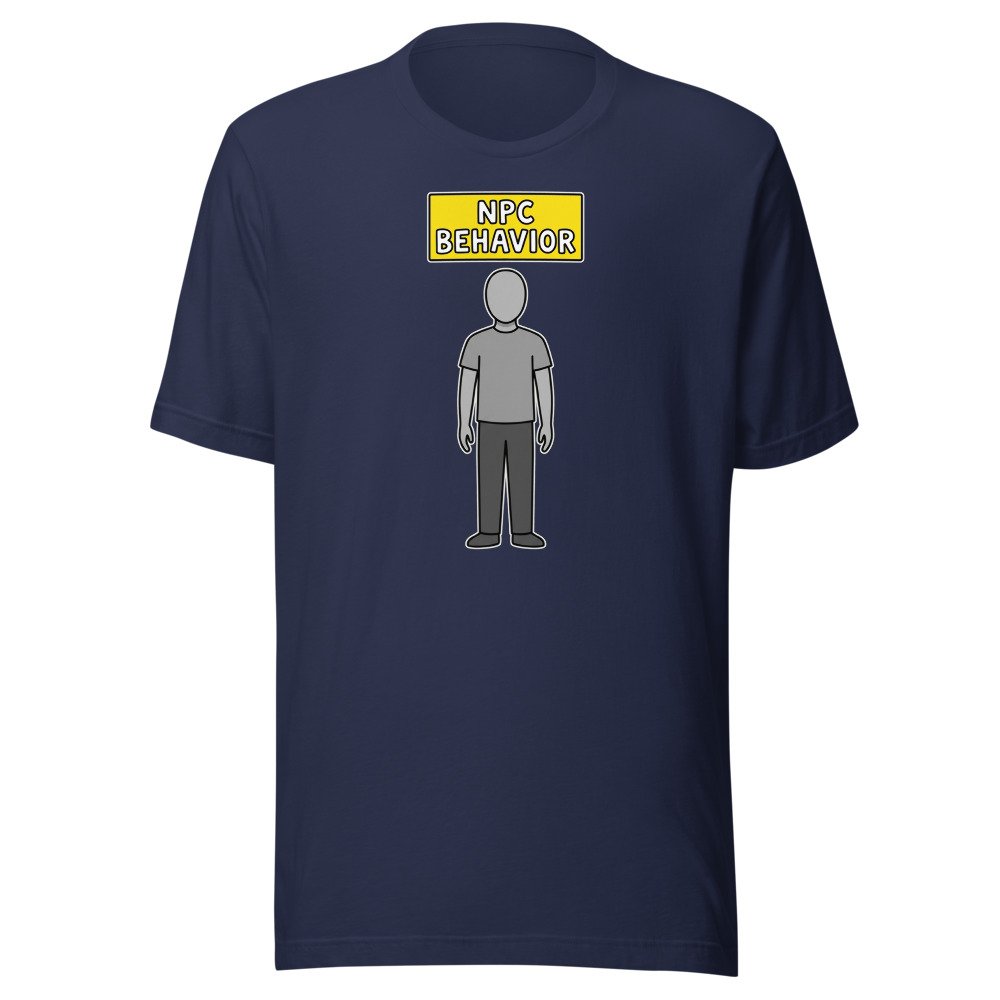 NPC Behavior Classic Tee in Navy