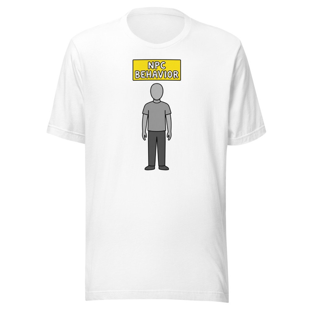 NPC Behavior Classic Tee in White