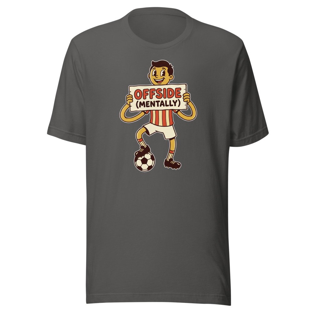 Offside (Mentally) Classic Tee in Asphalt
