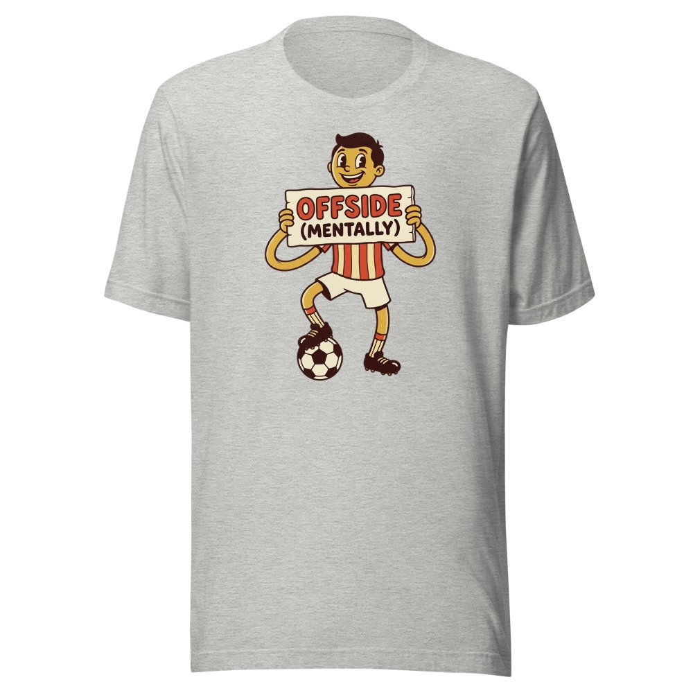 Offside (Mentally) Classic Tee in Athletic Heather