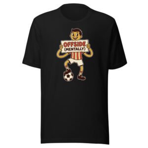 Offside (Mentally) Classic Tee in Black