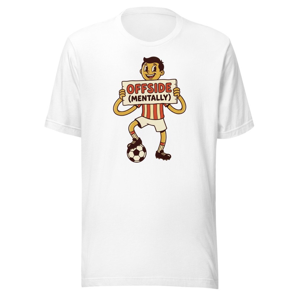 Offside (Mentally) Classic Tee in White