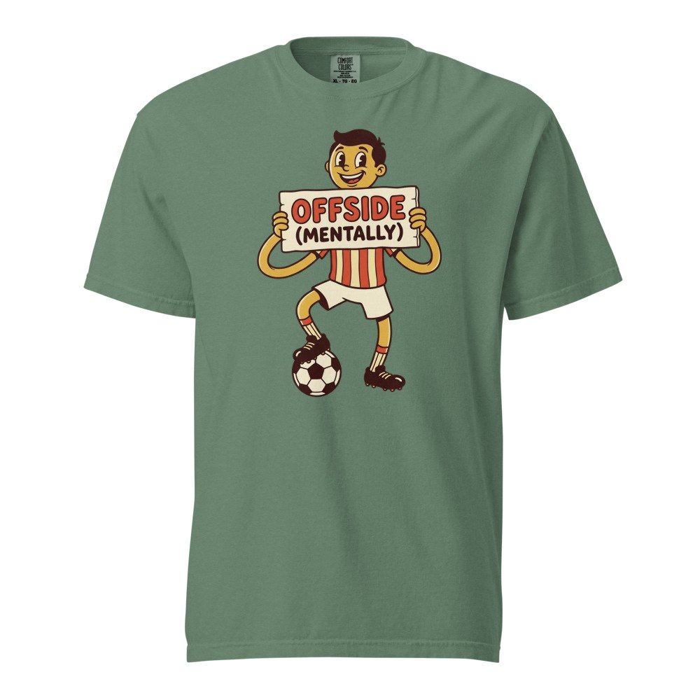 Offside (Mentally) Heavyweight Tee in Light Green