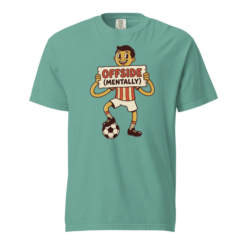 Offside (Mentally) Heavyweight Tee in Seafoam