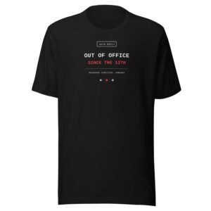 Out of office since the 12th. Classic Tee in Black