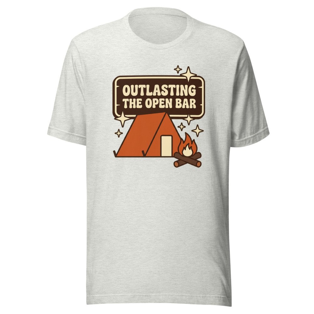 Outlasting the Open Bar Classic Tee in Ash
