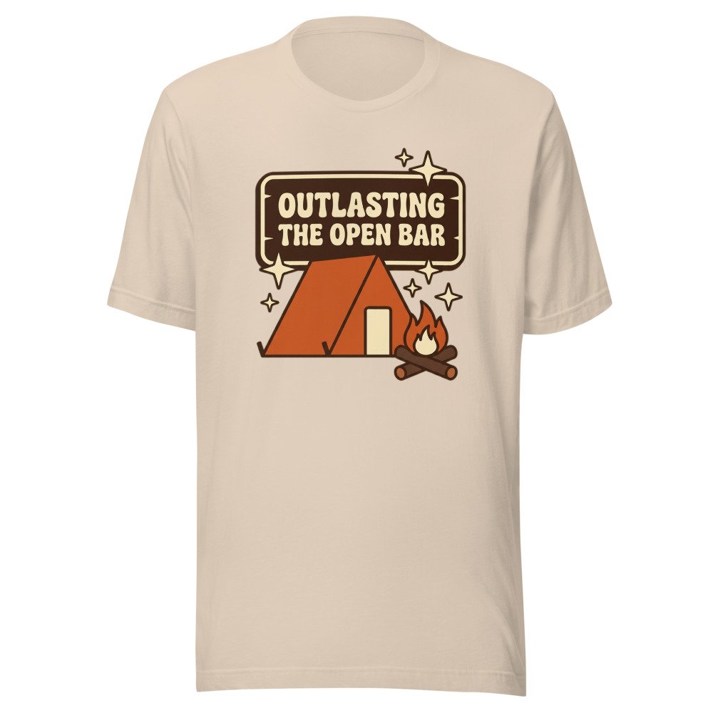Outlasting the Open Bar Classic Tee in Soft Cream