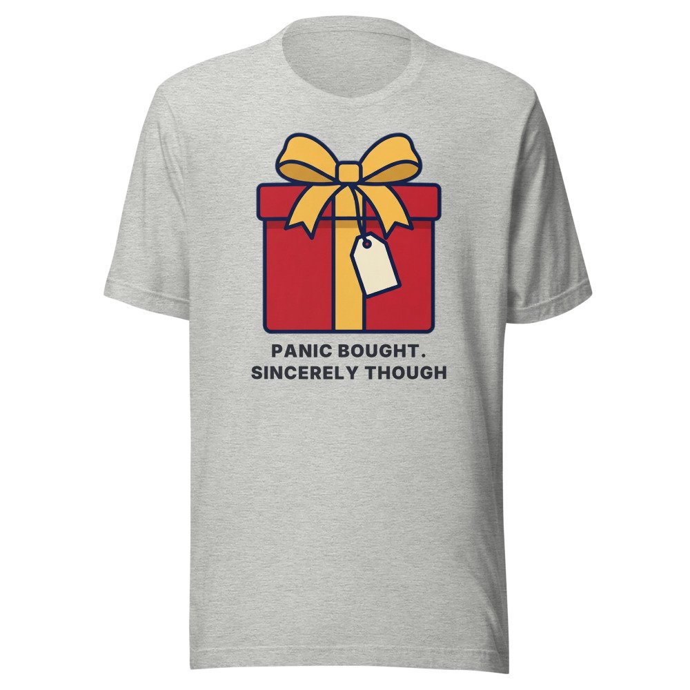 Panic bought. Sincerely though. Classic Tee in Athletic Heather
