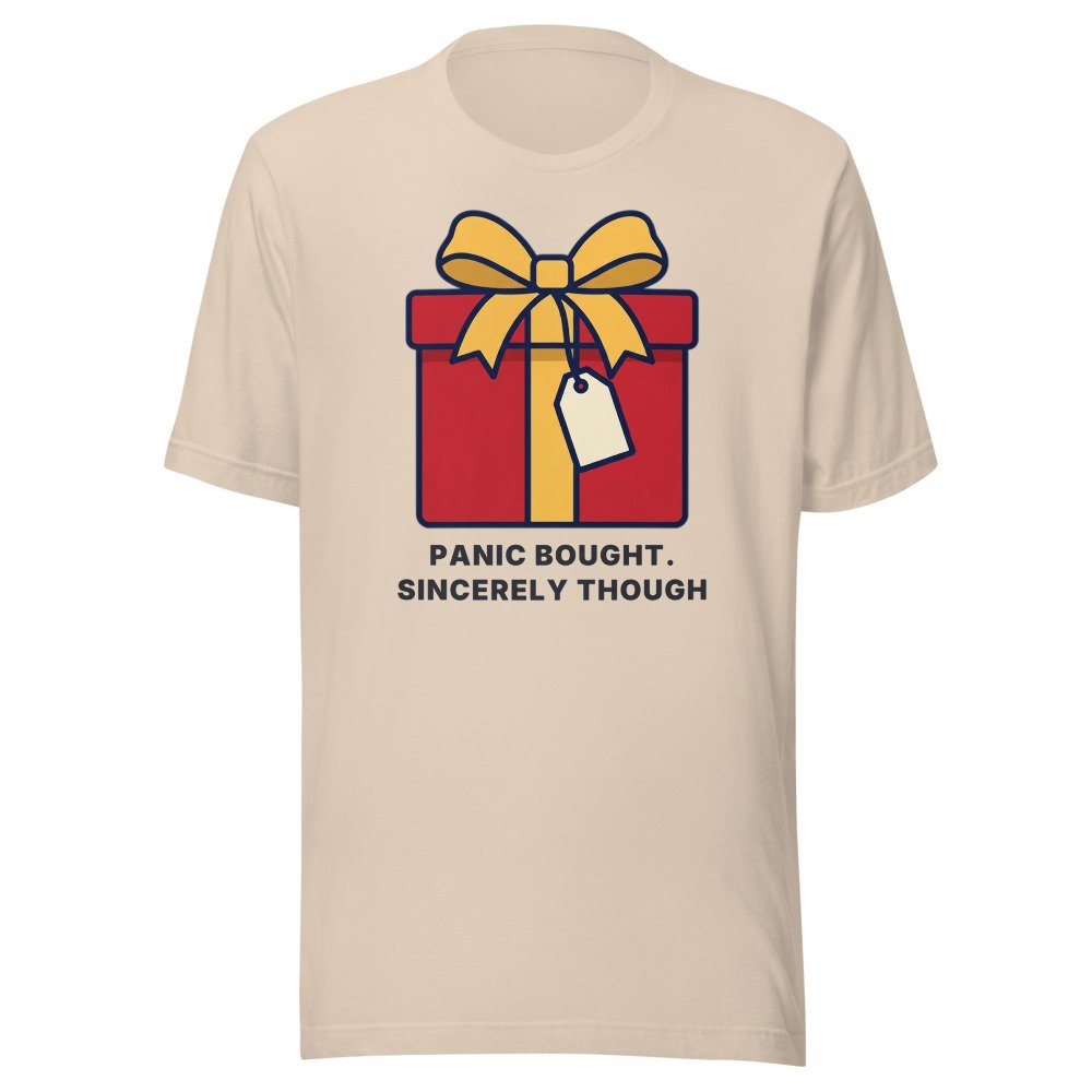 Panic bought. Sincerely though. Classic Tee in Soft Cream