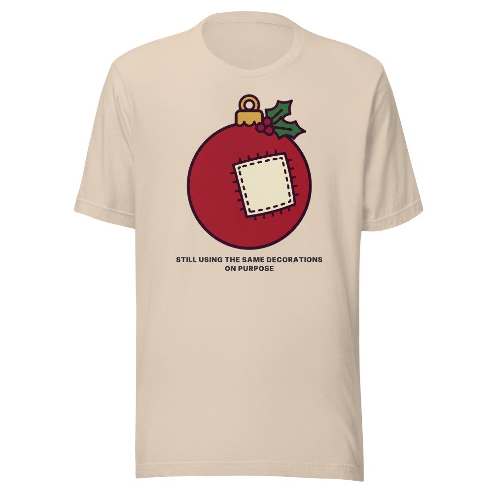 Still using the same decorations. On purpose. Classic Tee in Soft Cream