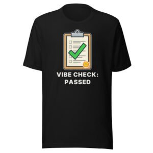 Vibe Check: Passed Classic Tee in Black