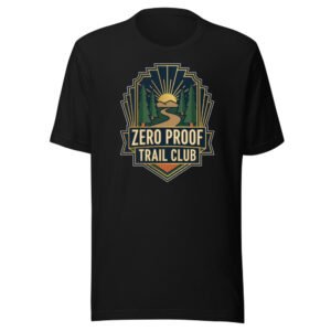 Zero Proof Trail Club Classic Tee in Black